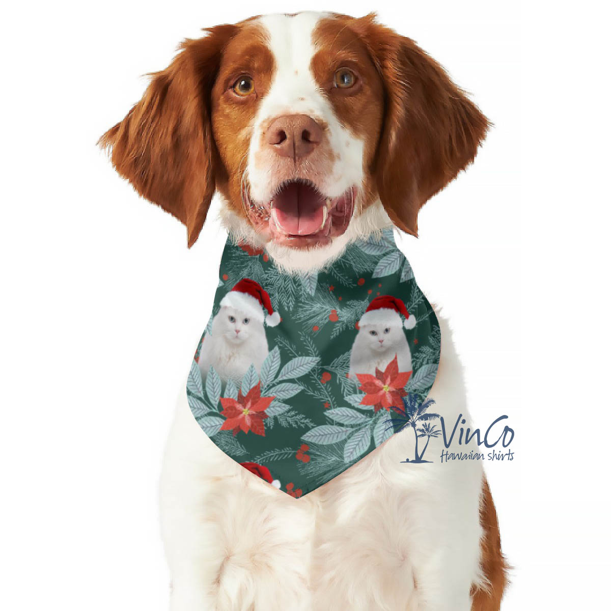 Custom Dog Christmas Bandana Scarf - variant image 1