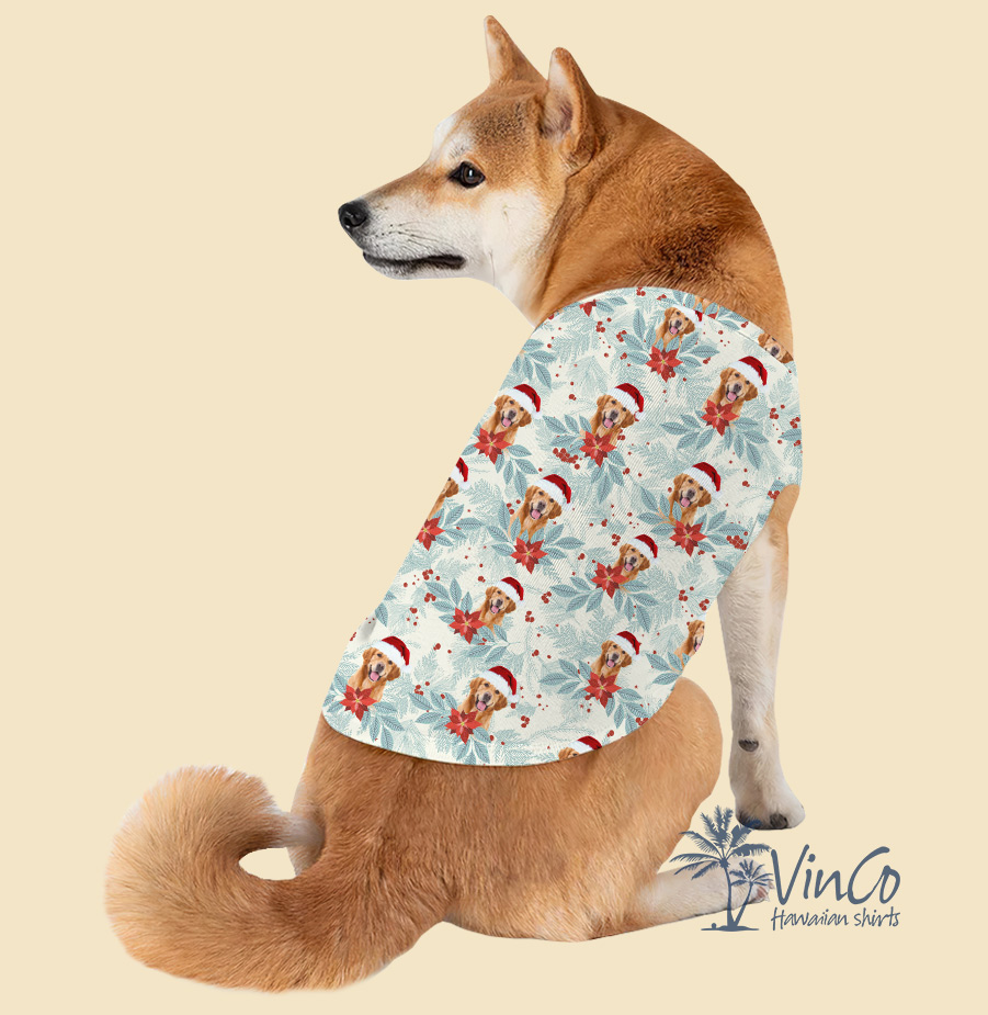 Personalized Dog Face Christmas Shirt For Pet - variant image 1