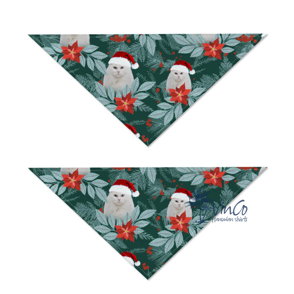Custom Dog Christmas Bandana Scarf