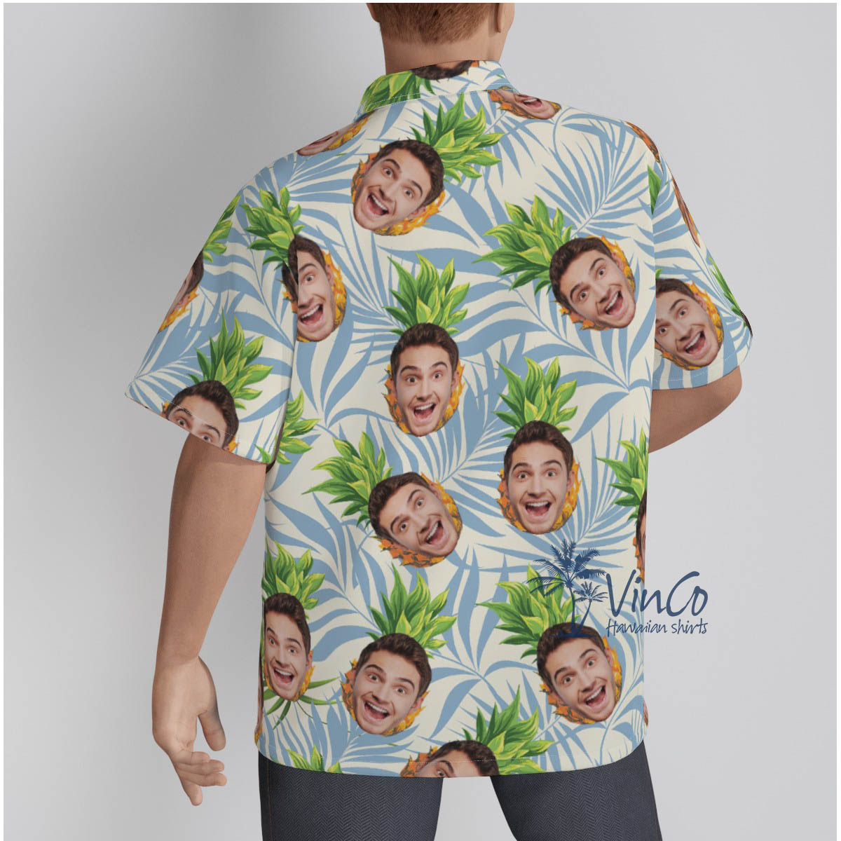 Pineapples Custom Hawaiian Shirt With Multiple Faces
