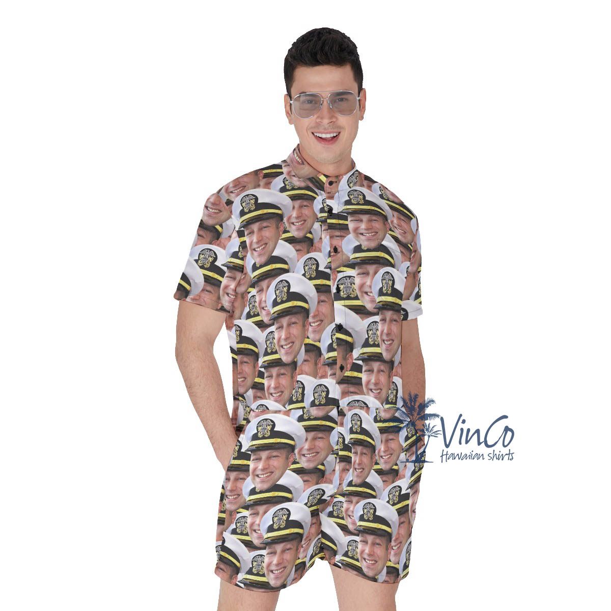 Custom Face Veteran Romper For Men - variant image 1
