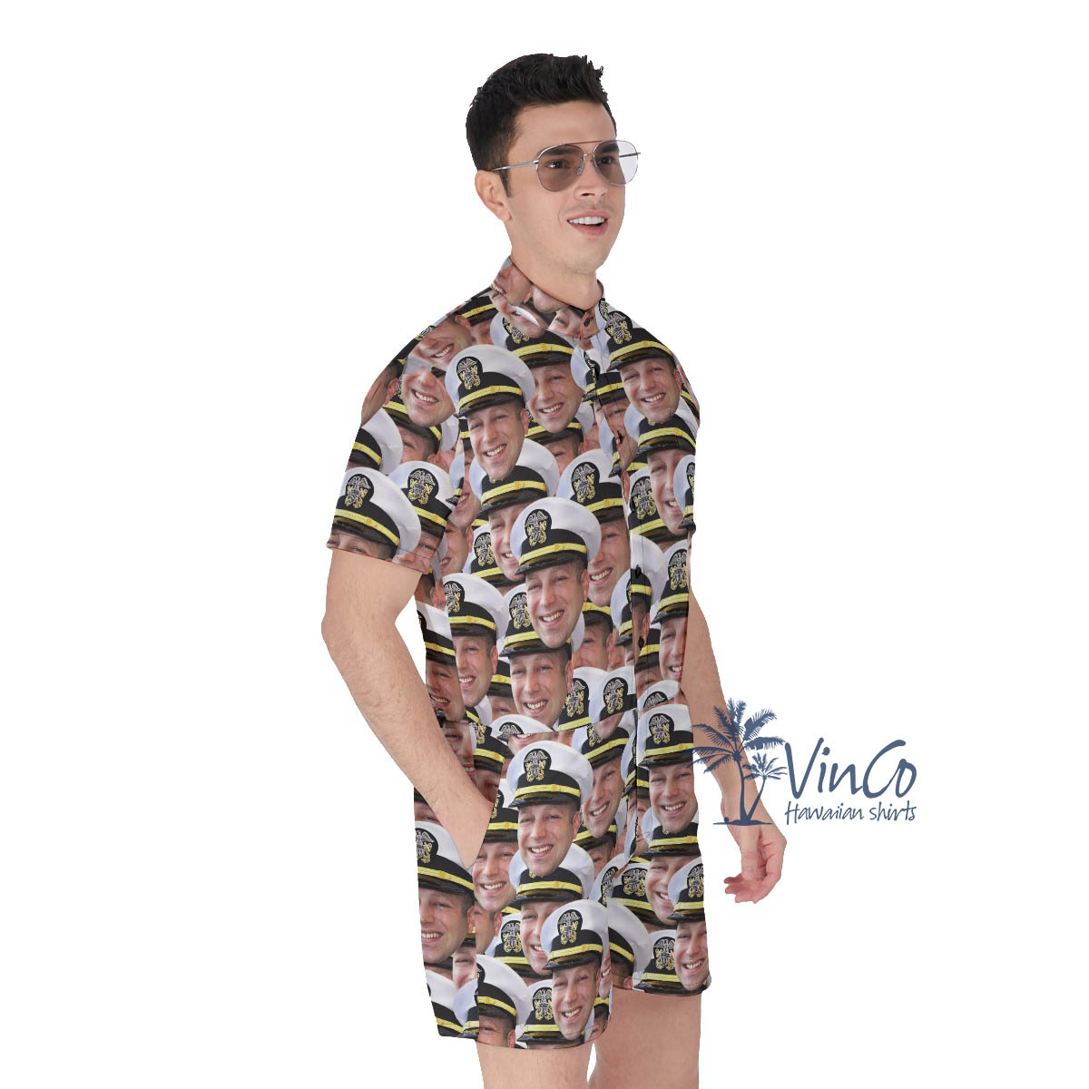 Custom Face Veteran Romper For Men