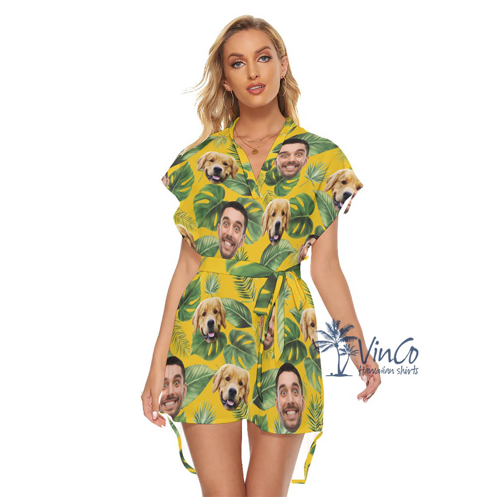Custom Faces Summer Dress For Women Dog Face - variant image 1