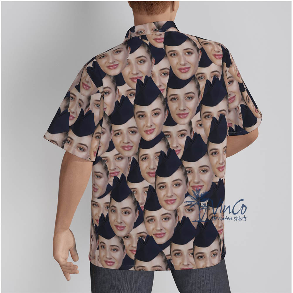 Veteran Faces Custom Hawaiian Shirt For Men