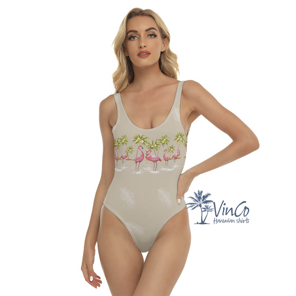Women's Flamingo Aloha One Piece Swimsuits - variant image 1