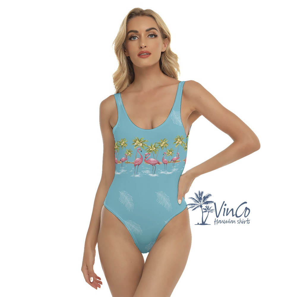 Sexy Flamingo One Piece Swimsuit For Women - variant image 1