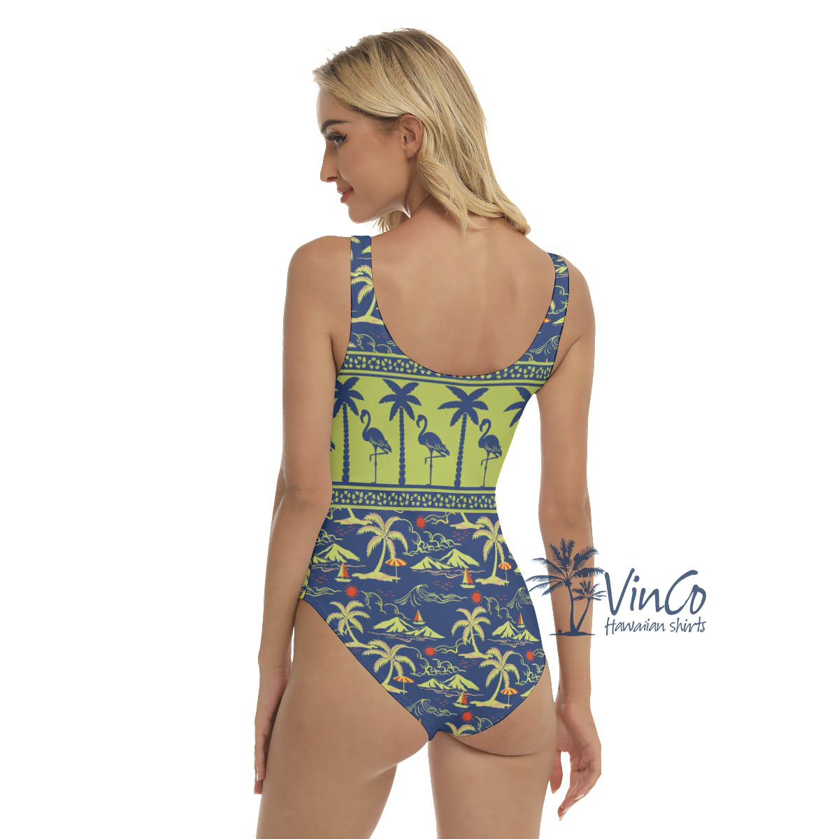 Flamingo Tropical Swimsuit For Women