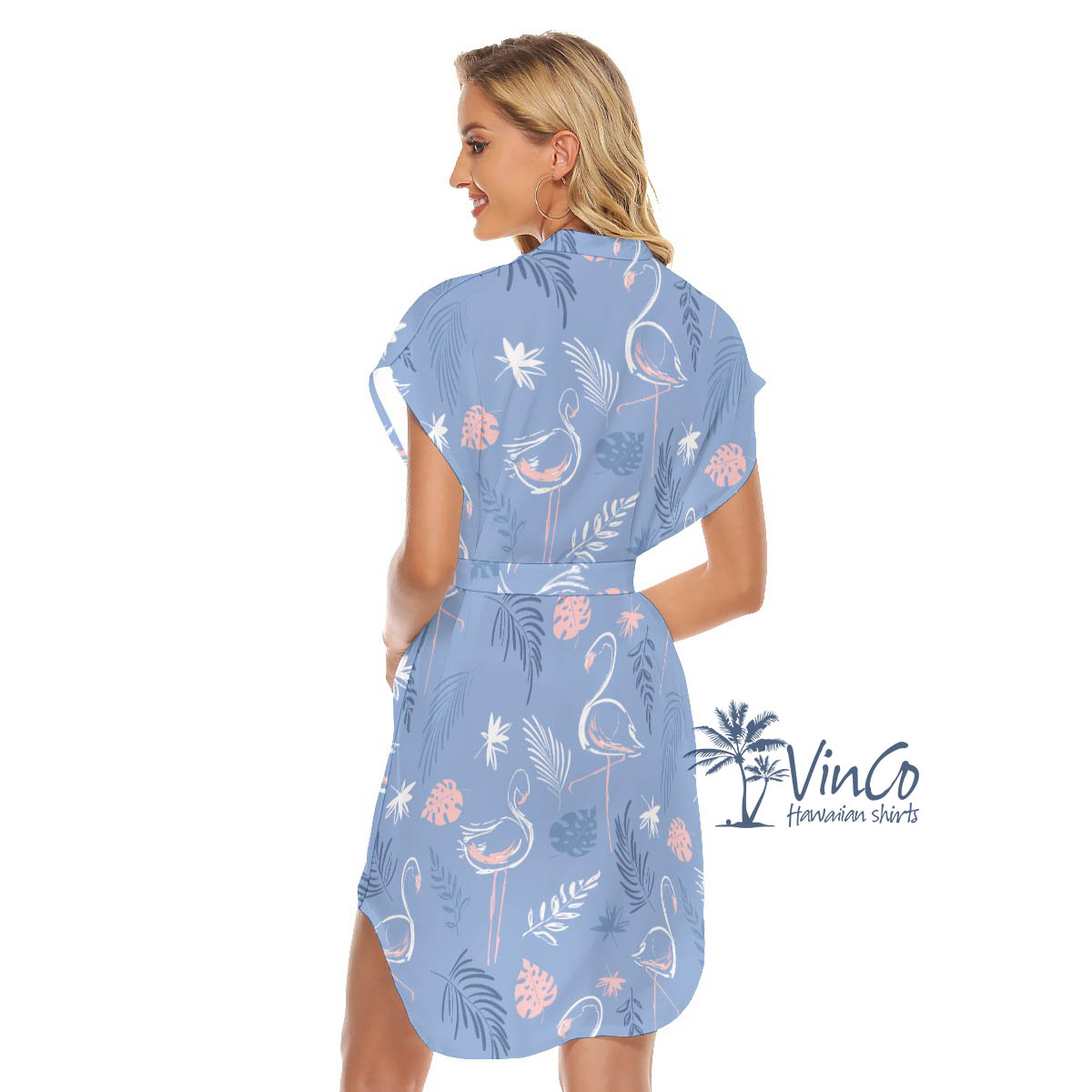 Flamingo Aloha Summer Dress For Women