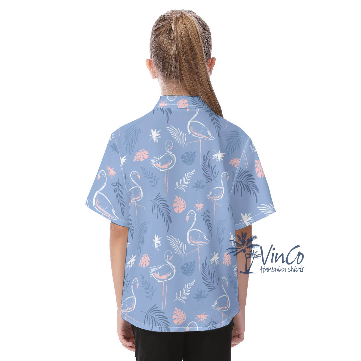 Kid's Flamingo Hawaiian Shirts