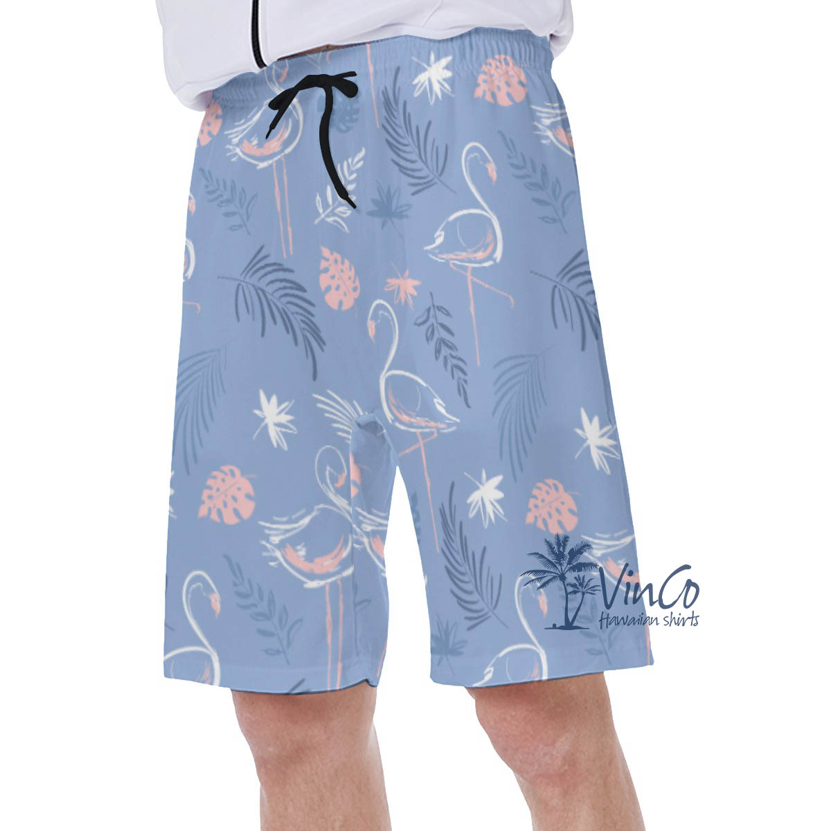 Custom Face Hawaiian Swim Trunks For Men