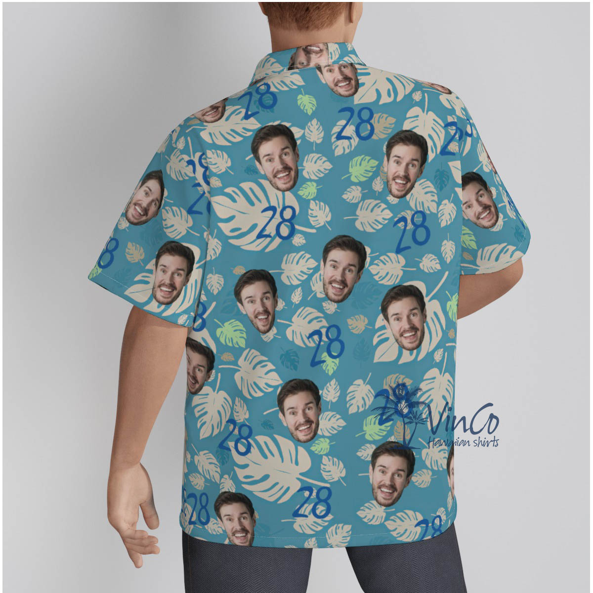 Custom Birthday Hawaiian Shirts With Face And Age
