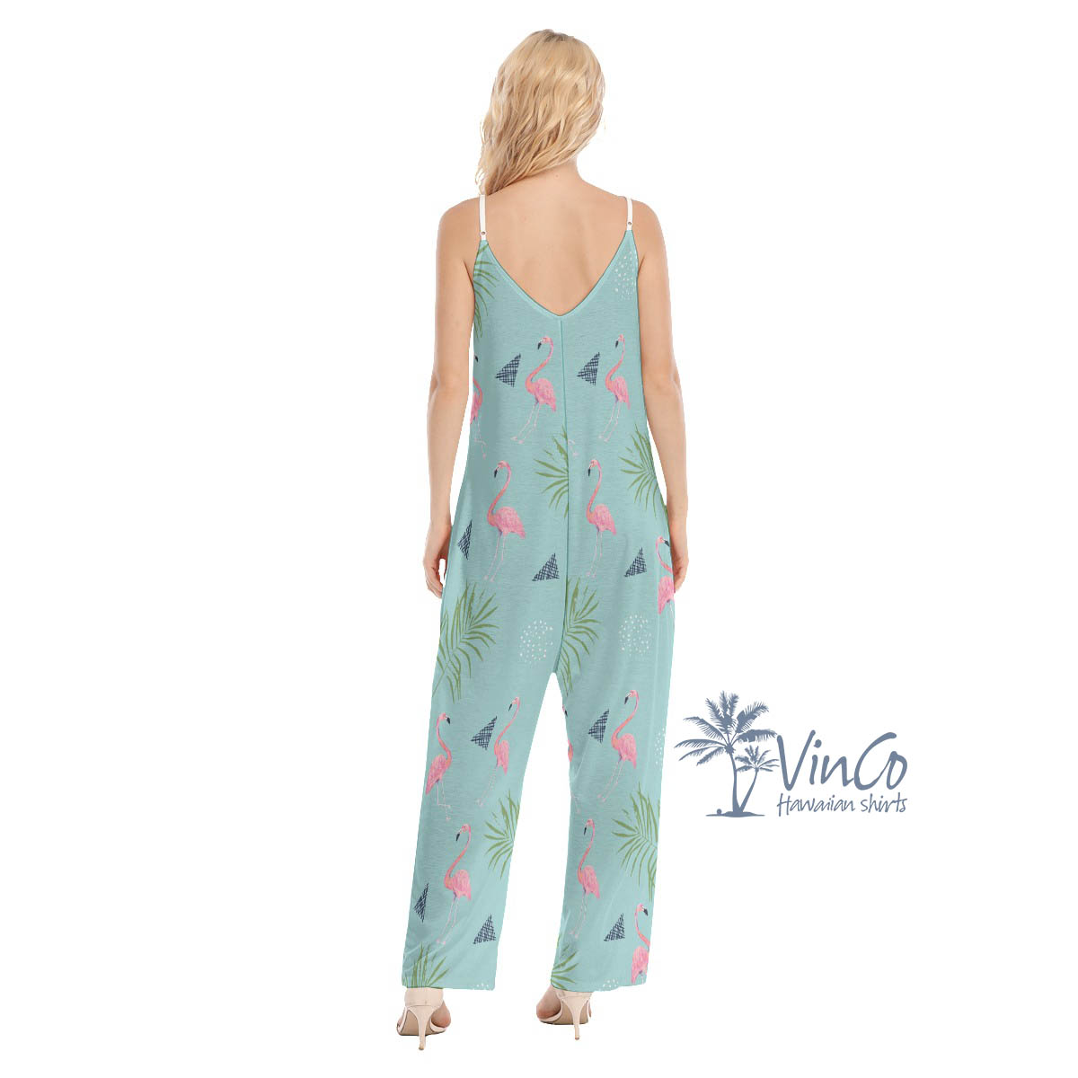 Women's Flamingo Hawaiian Jumpsuits