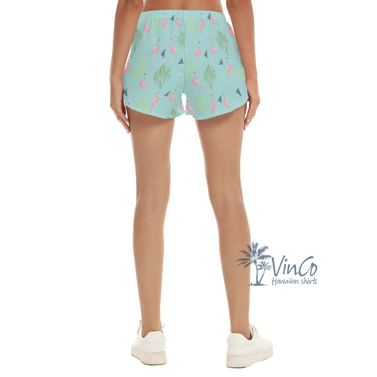 Women's Flamingo Aloha Beach Shorts