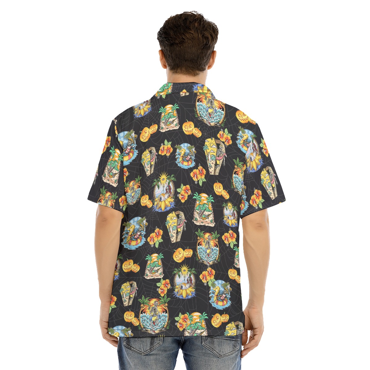 Funny Skeleton Vacation Hawaiian Shirt