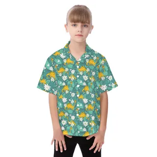 Cute Tacosaurus Aloha Shirt For Kids