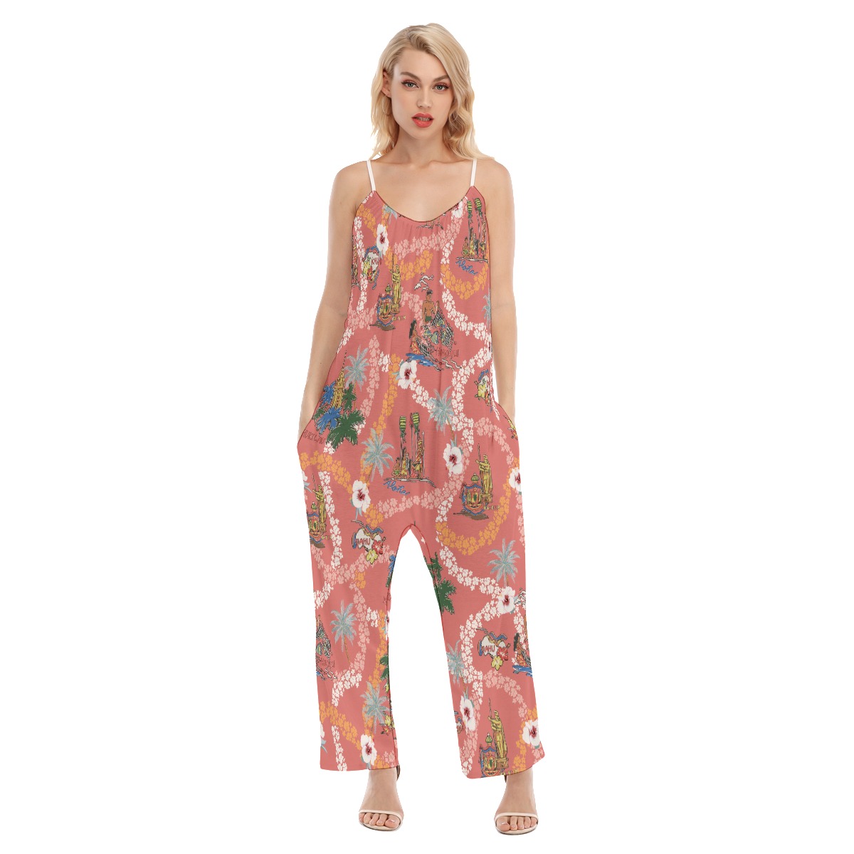 Hawaii Landscape Vintage Jumpsuit For Women - variant image 1
