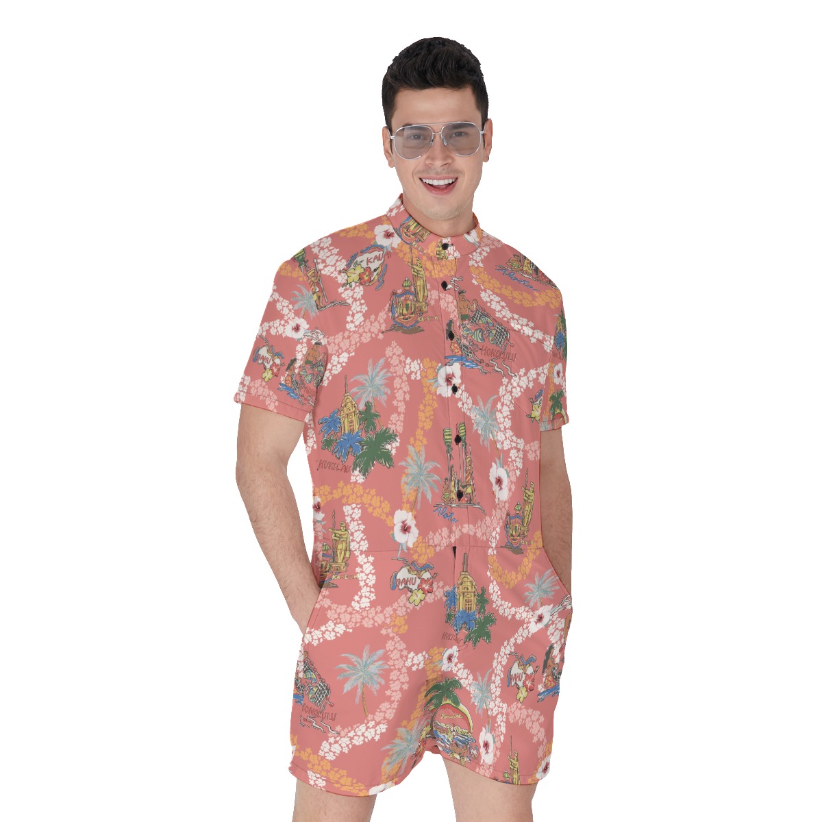Hawaii Landscape Men's Romper - variant image 1