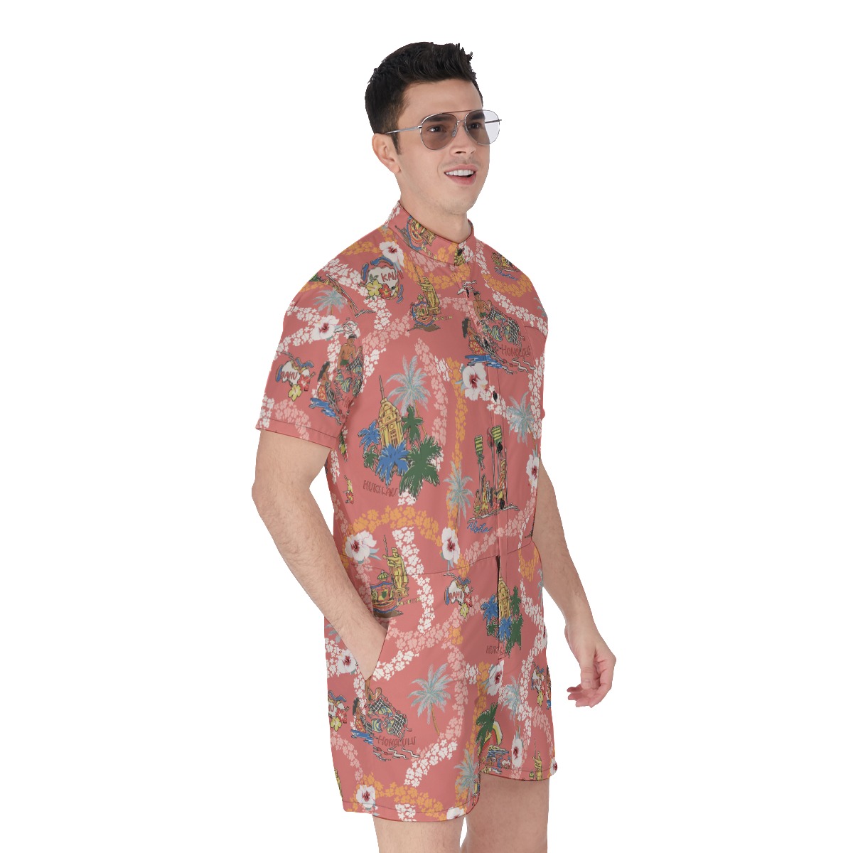 Hawaii Landscape Men's Romper