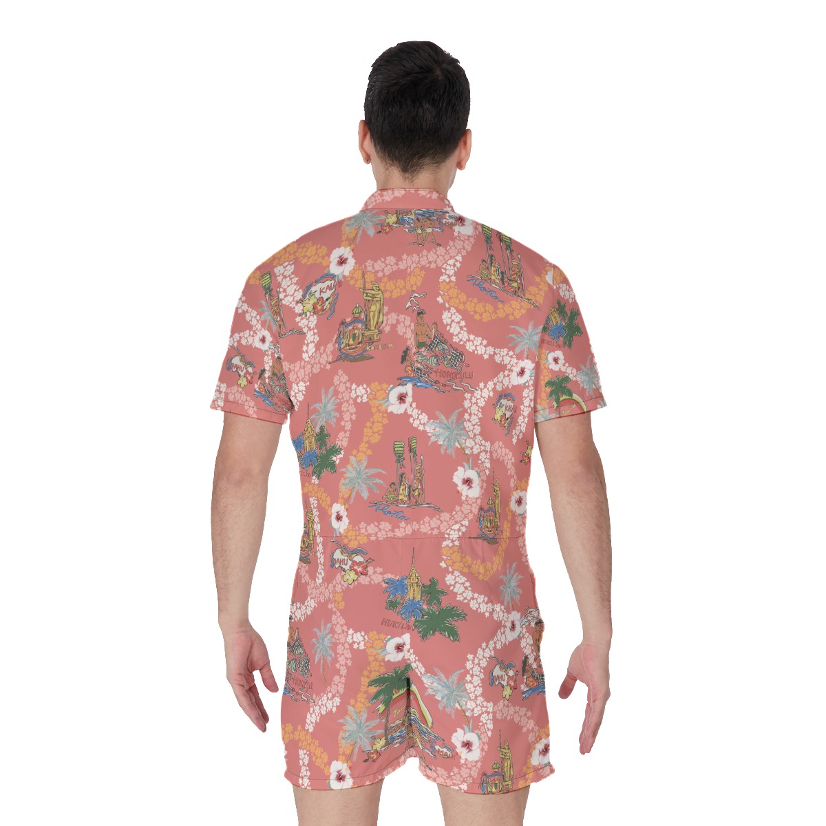 Hawaii Landscape Men's Romper