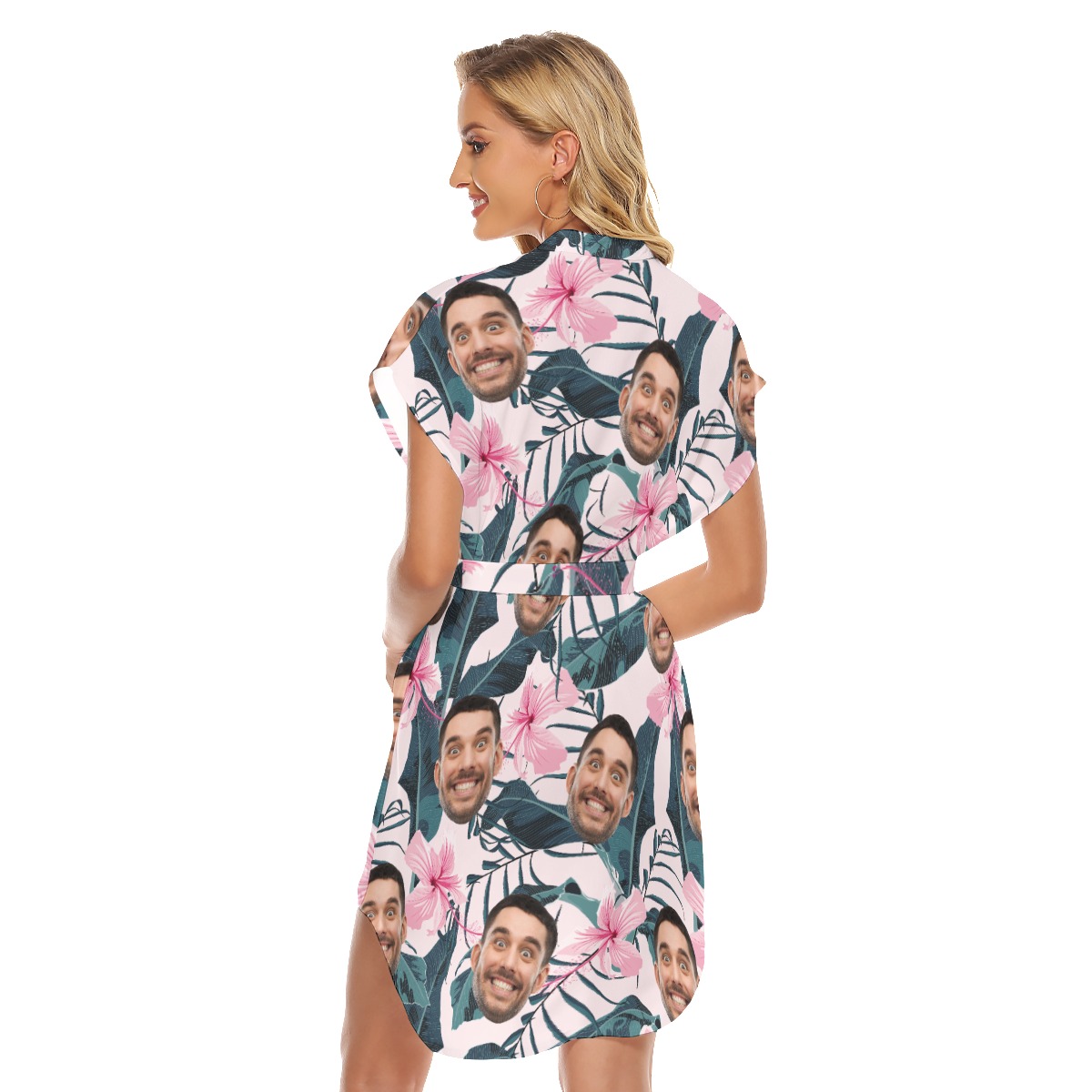 Floral Custom Hawaiian Dresses For Women