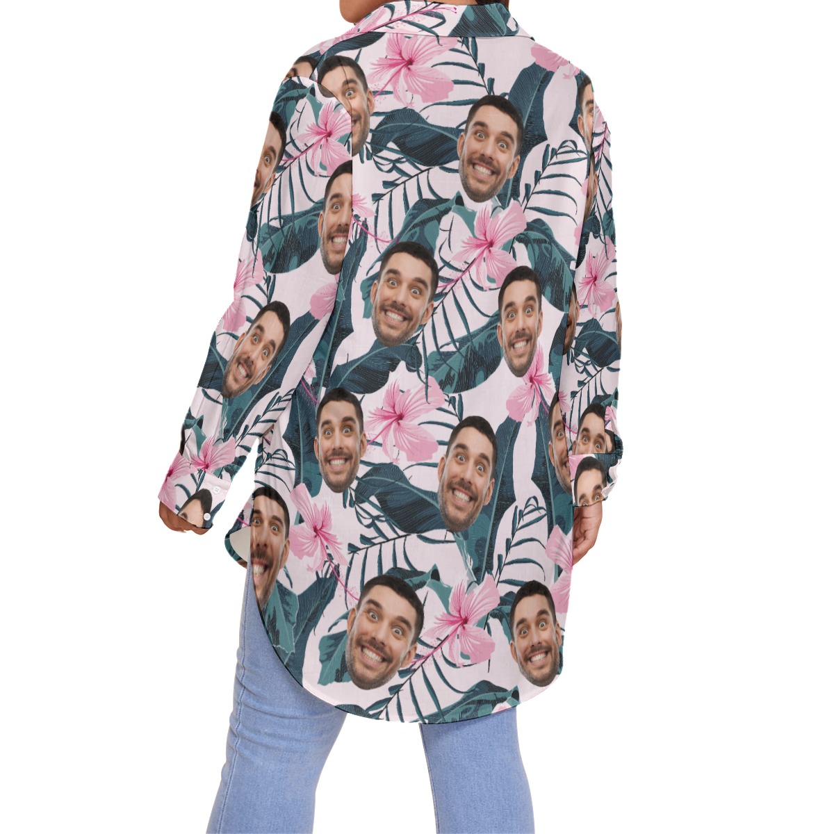 Plus Size Hawaiian Shirt Custom Face For Women