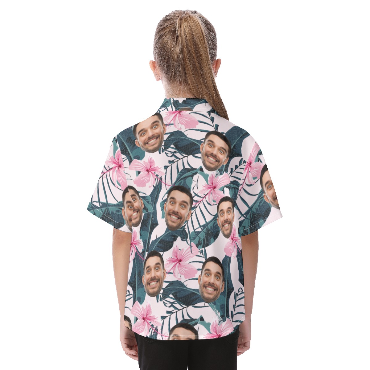 Kid's Custom Aloha Shirt With Faces