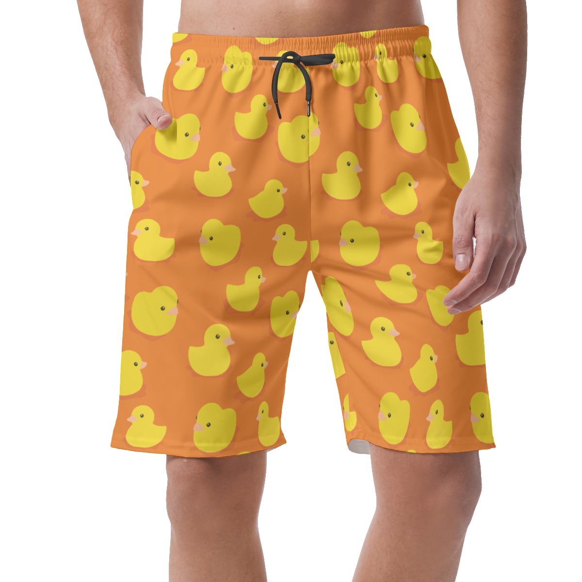 Funny Rubber Duck Men's Hawaiian Summer Beach Shorts - variant image 1