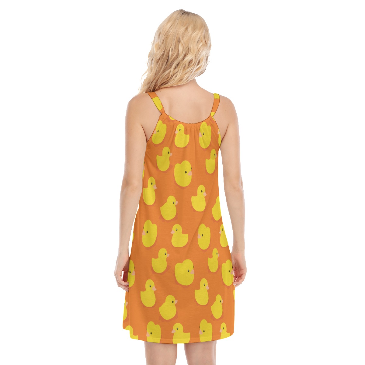 Rubber Duck Hawaiian Cami Dress For Summer