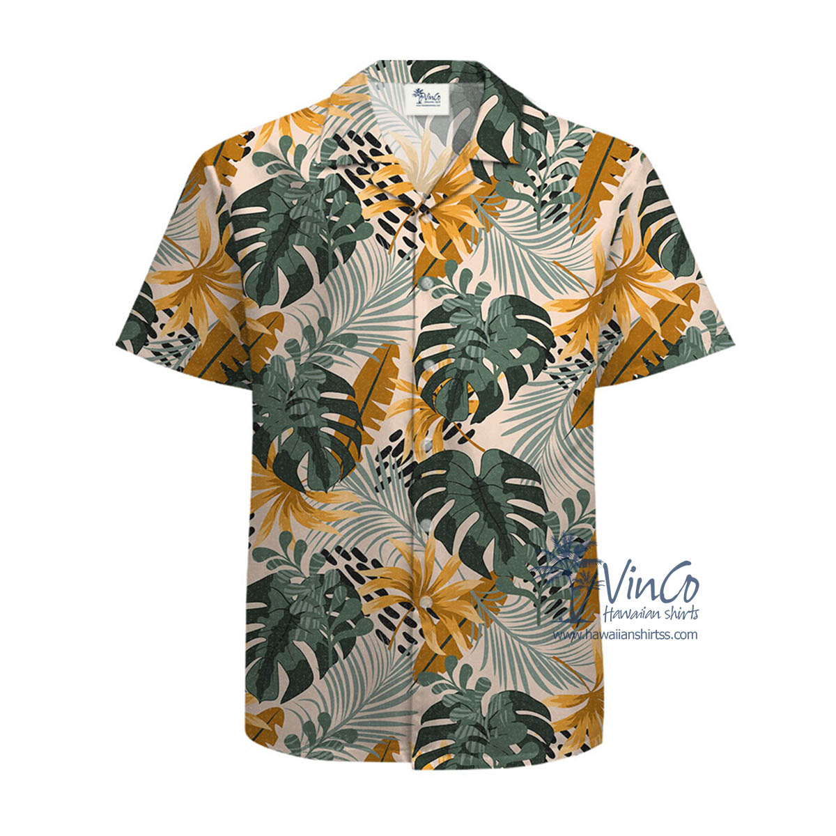 Men's Tropical Shirts 100 Percent Cotton - variant image 1
