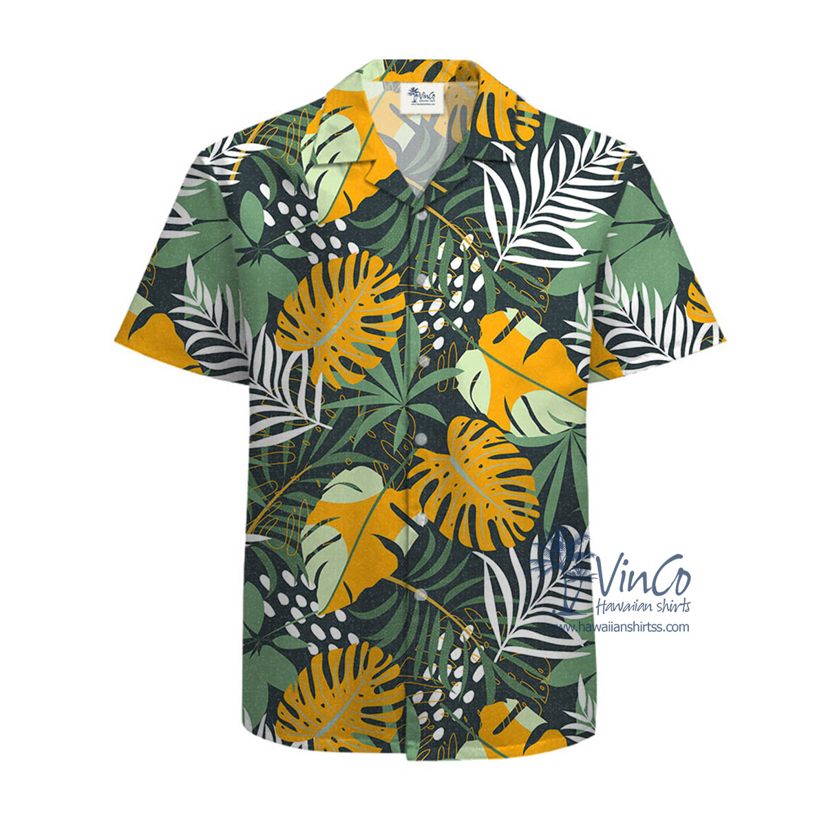 Tropical Men's Cotton Hawaiian Shirts - variant image 1