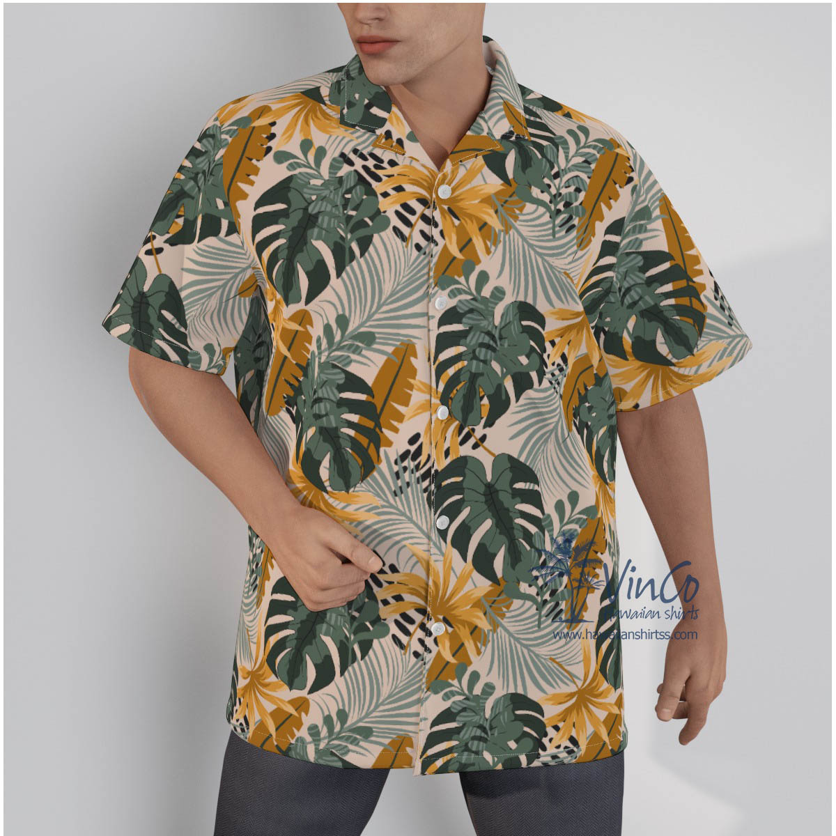 Men's Tropical Shirts 100 Percent Cotton