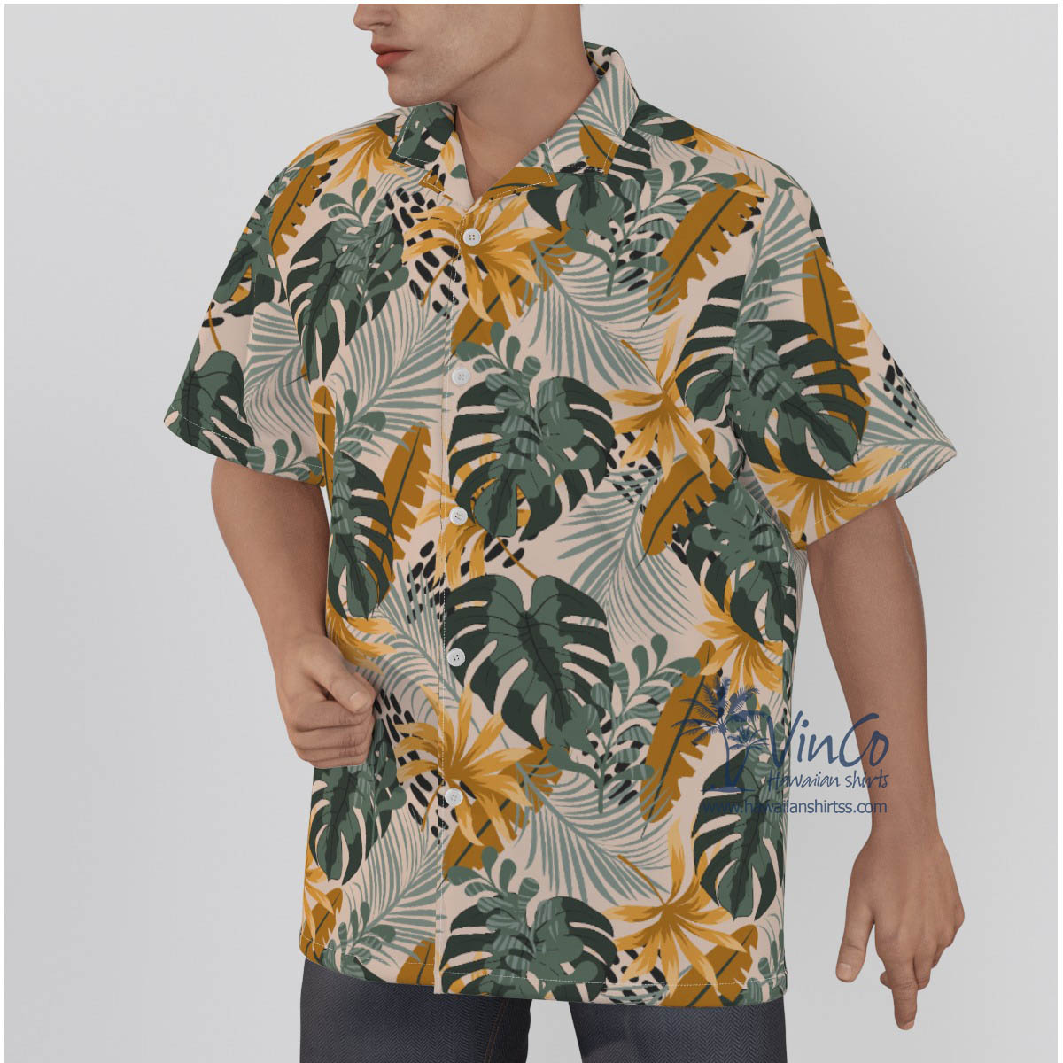 Men's Tropical Shirts 100 Percent Cotton