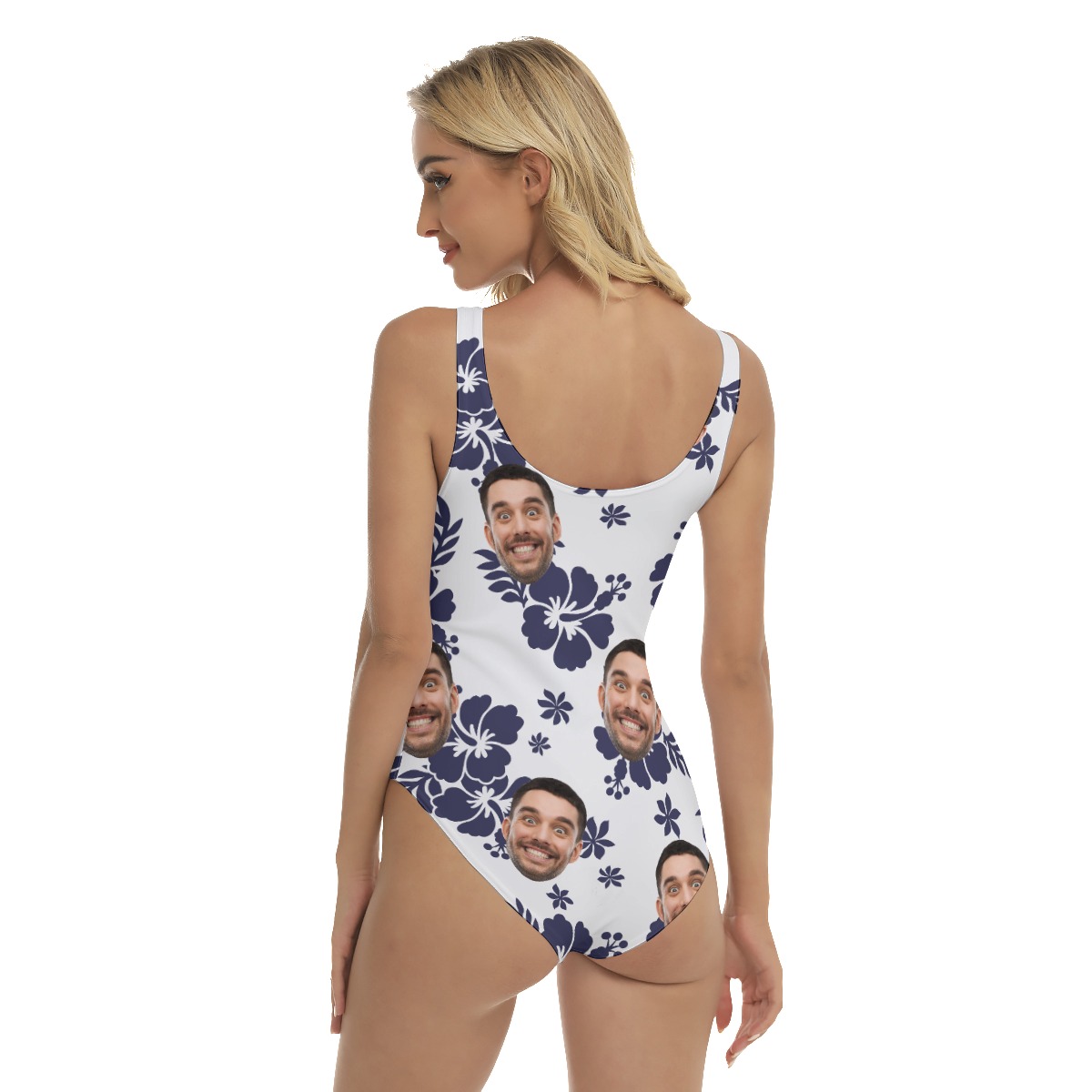 Custom Face Personalized One Piece Swimsuit For Women