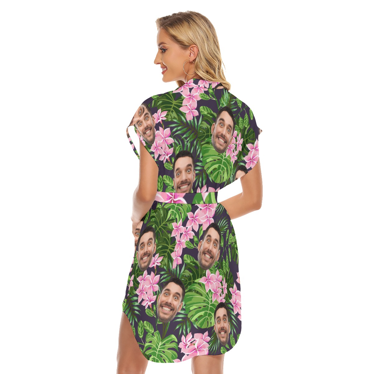 Women's Hawaiian Dress With Custom Face