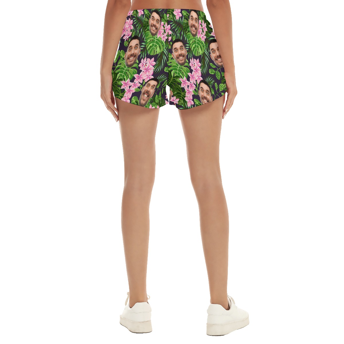 Floral Custom Face Women's Summer Shorts