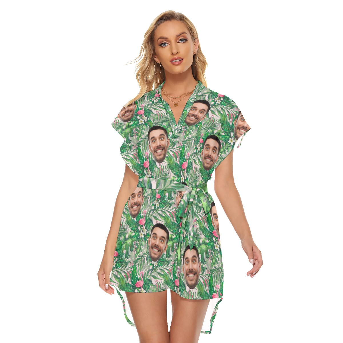 Personalized Hawaiian Dresses With Face - variant image 1