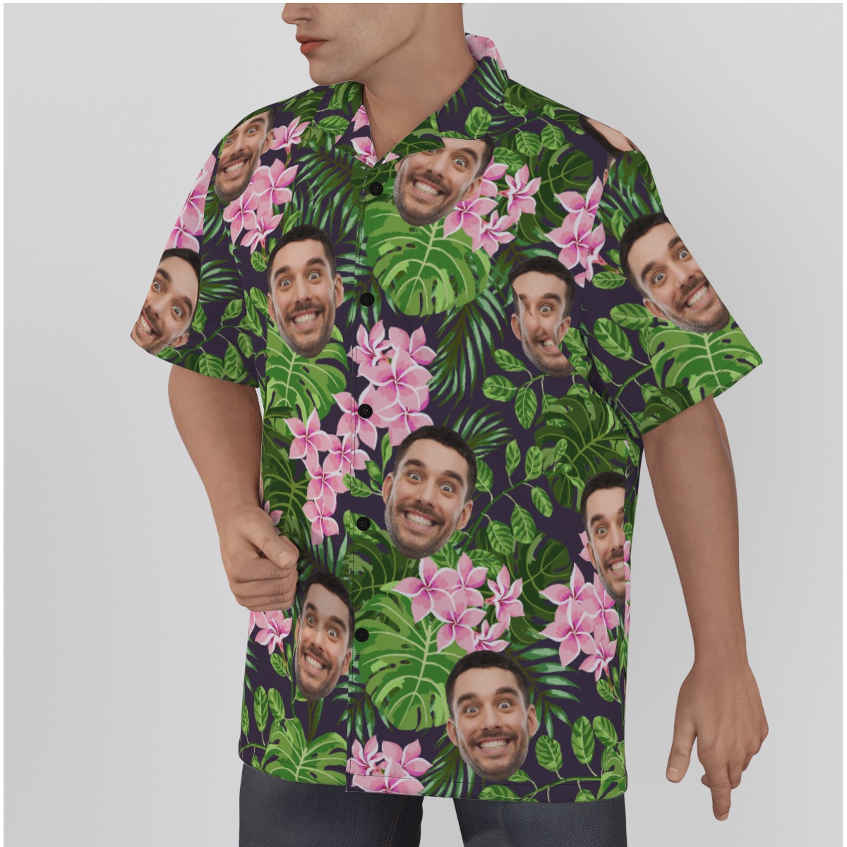 Tropical Custom Hawaiian Shirt With Multiple Faces