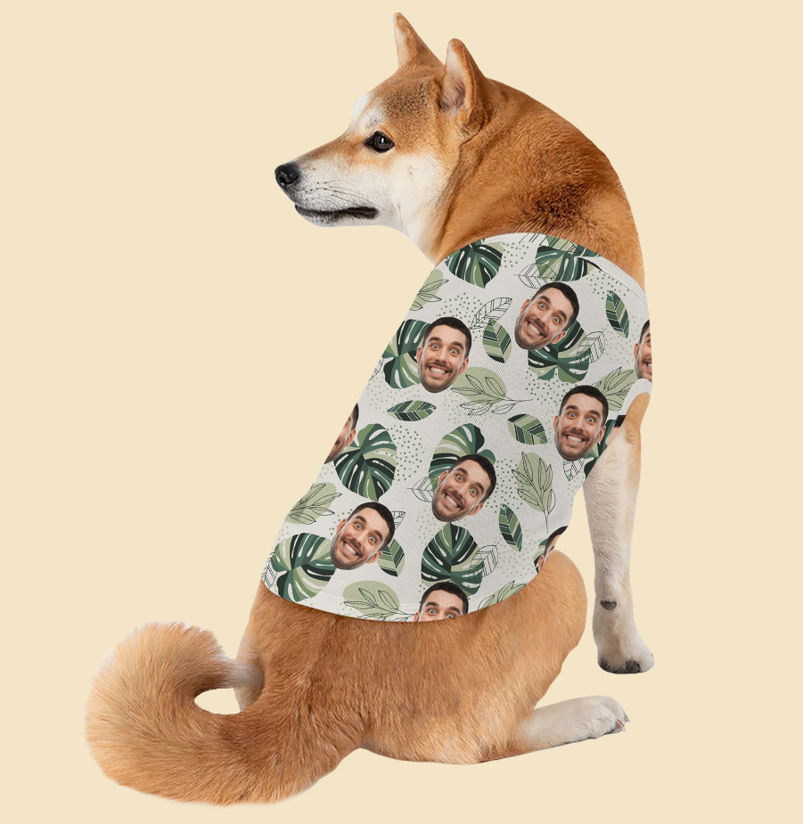 Custom Face Owner Dog's Hawaiian Shirt - variant image 1