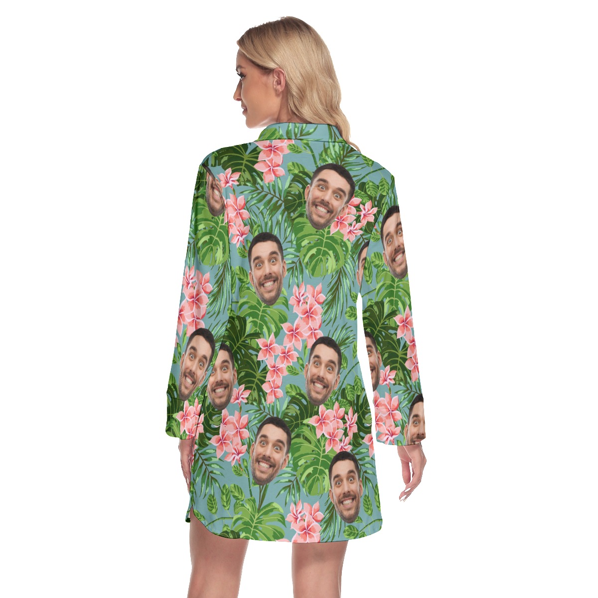 Personalized Hawaiian Print Dresses For Women