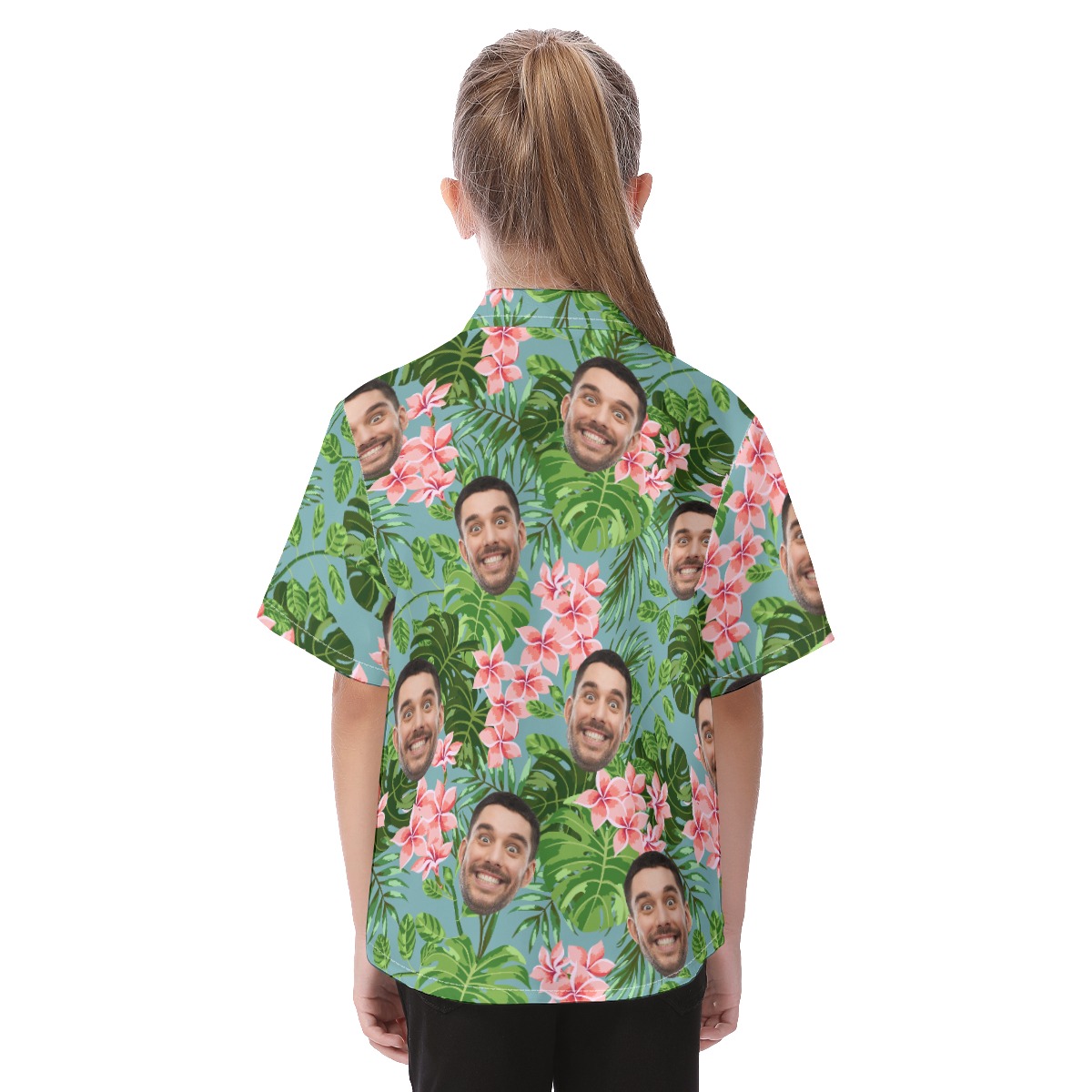 Kid's Custom Hawaiian Shirt With Your Face