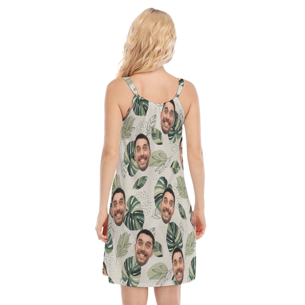 Women's Custom Face Hawaiian Dress For Party