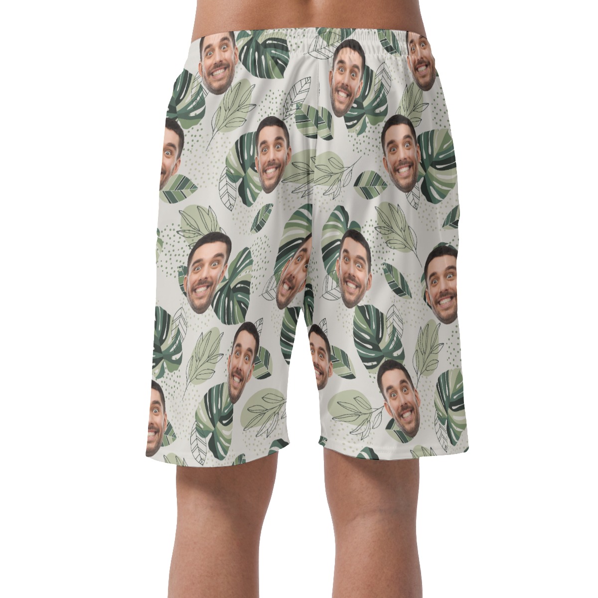 Men's Custom Face Tropical Shorts For Summer
