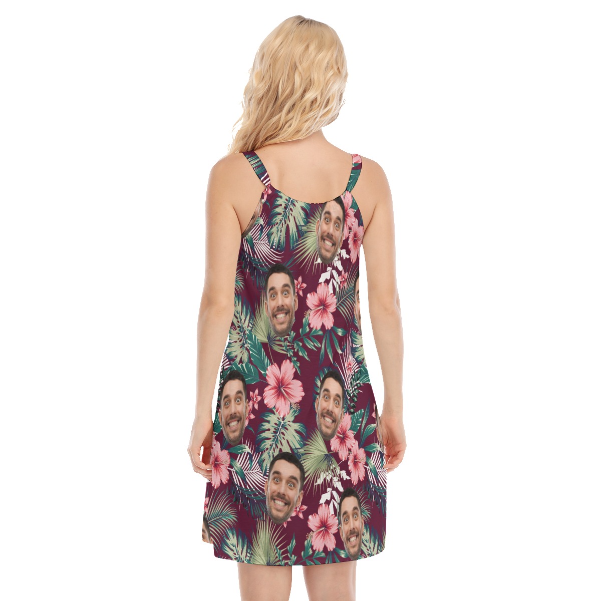 Custom Face Aloha Dress For Summer