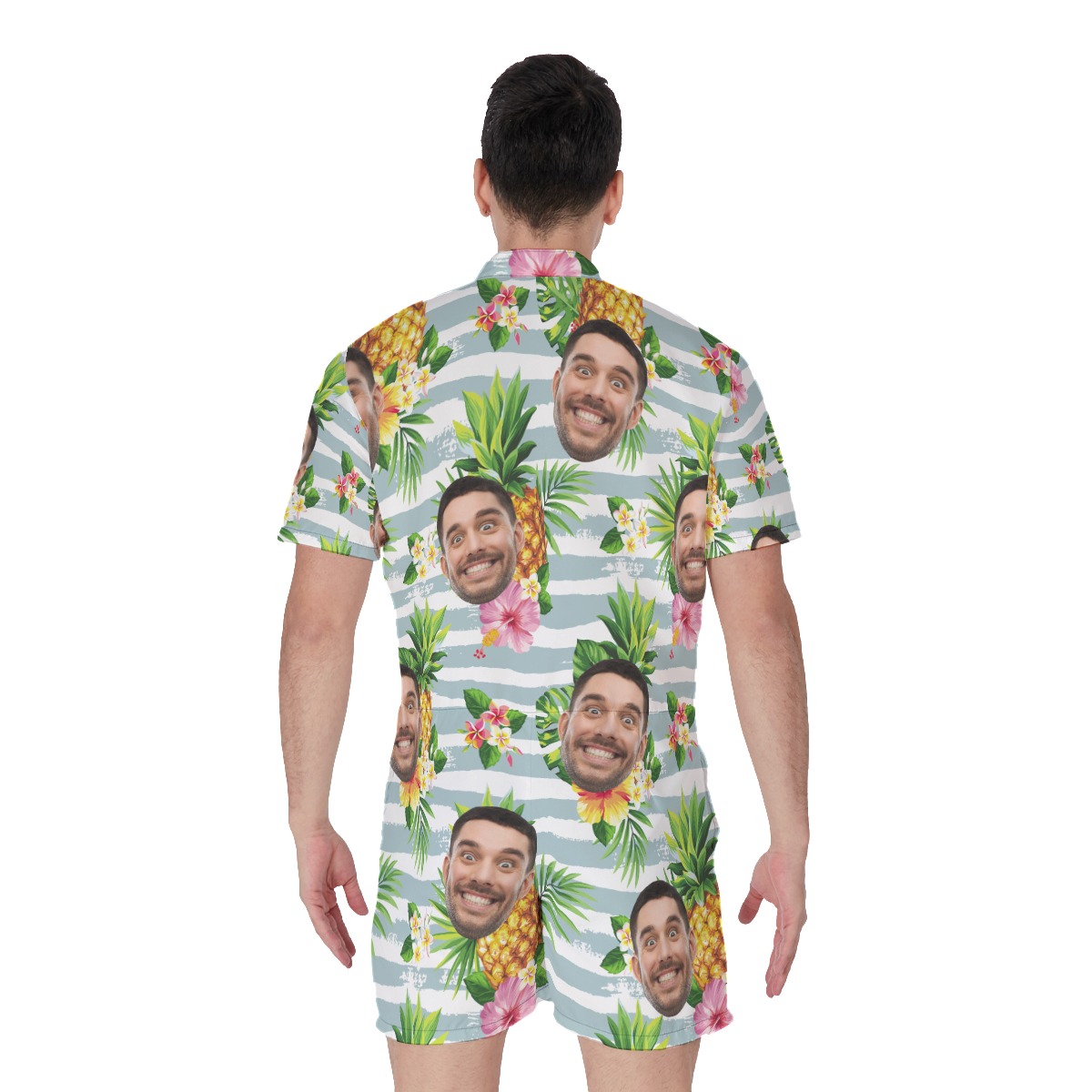 Personalized Custom Face Romper For Men