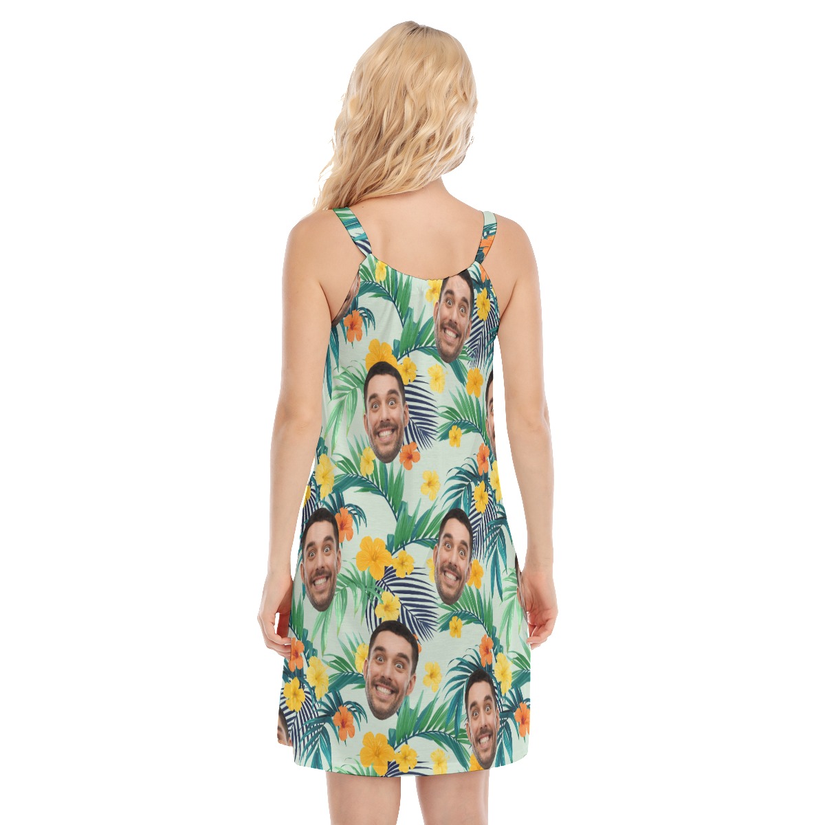 Custom Face Summer Beach Dresses For Holiday