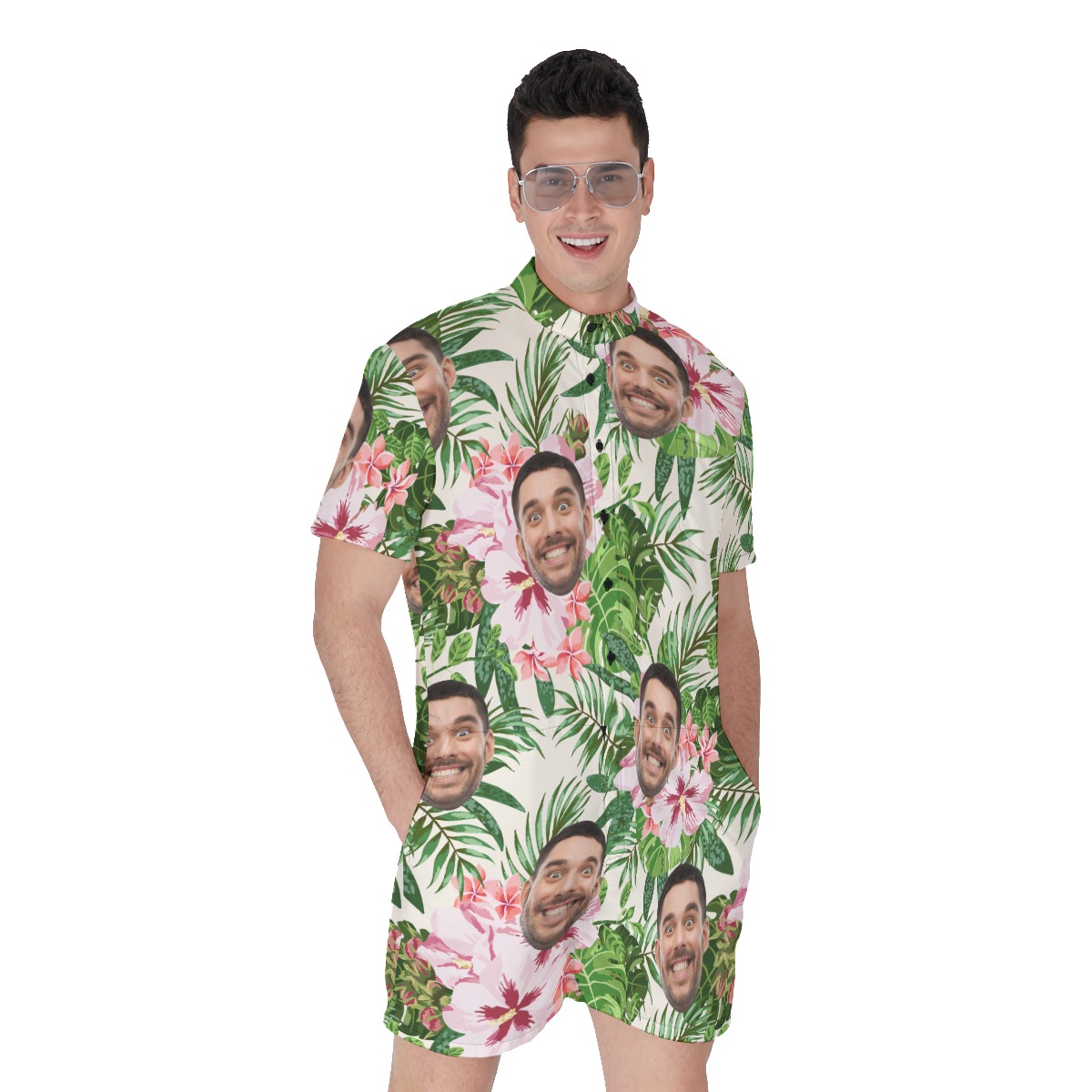 Funny Custom Face Romper For Men - variant image 1