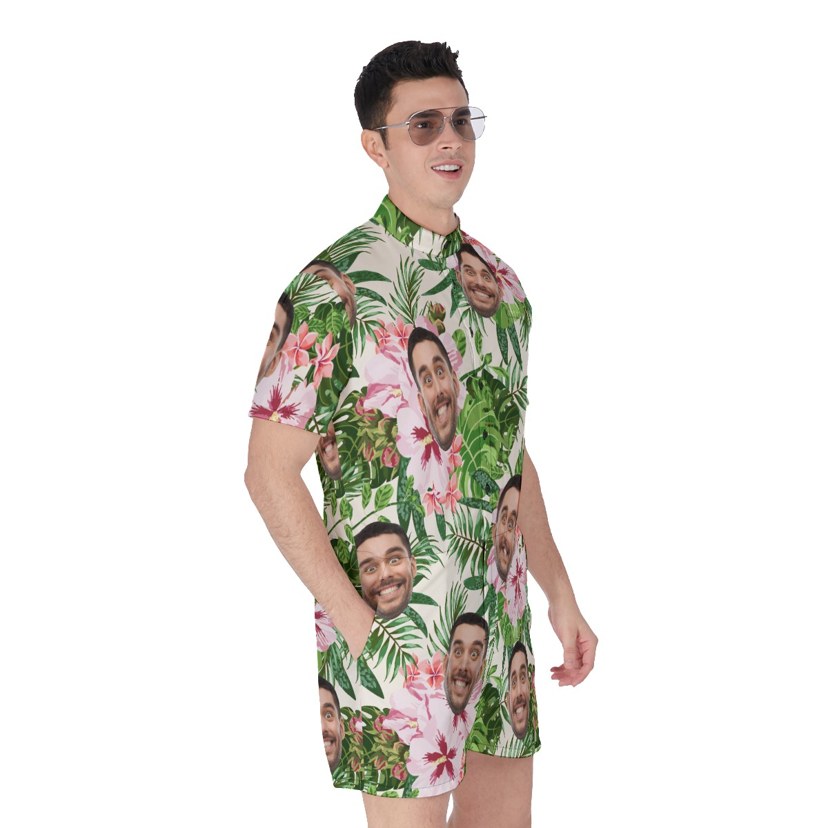 Funny Custom Face Romper For Men