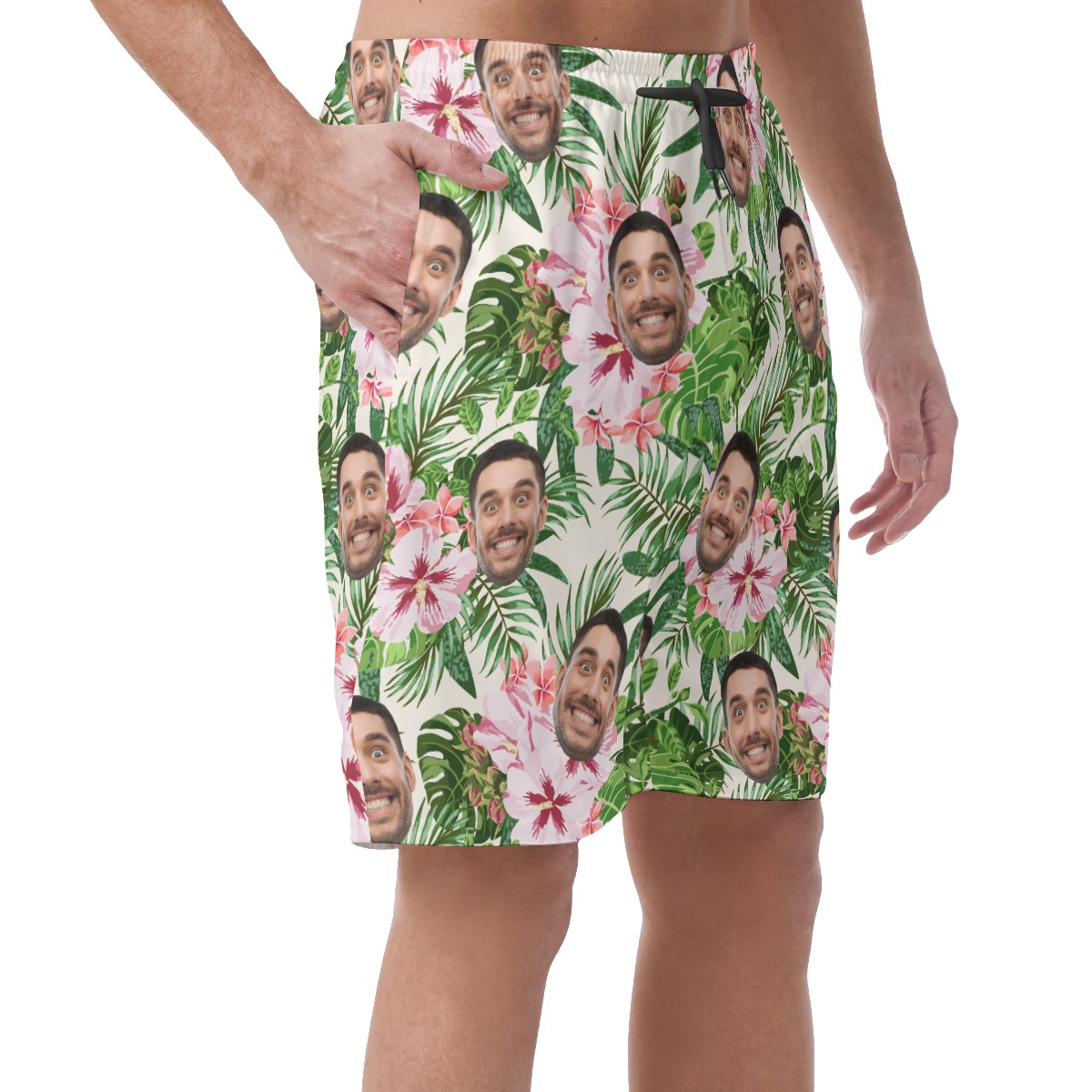 Custom Face Men's Shorts For Summer