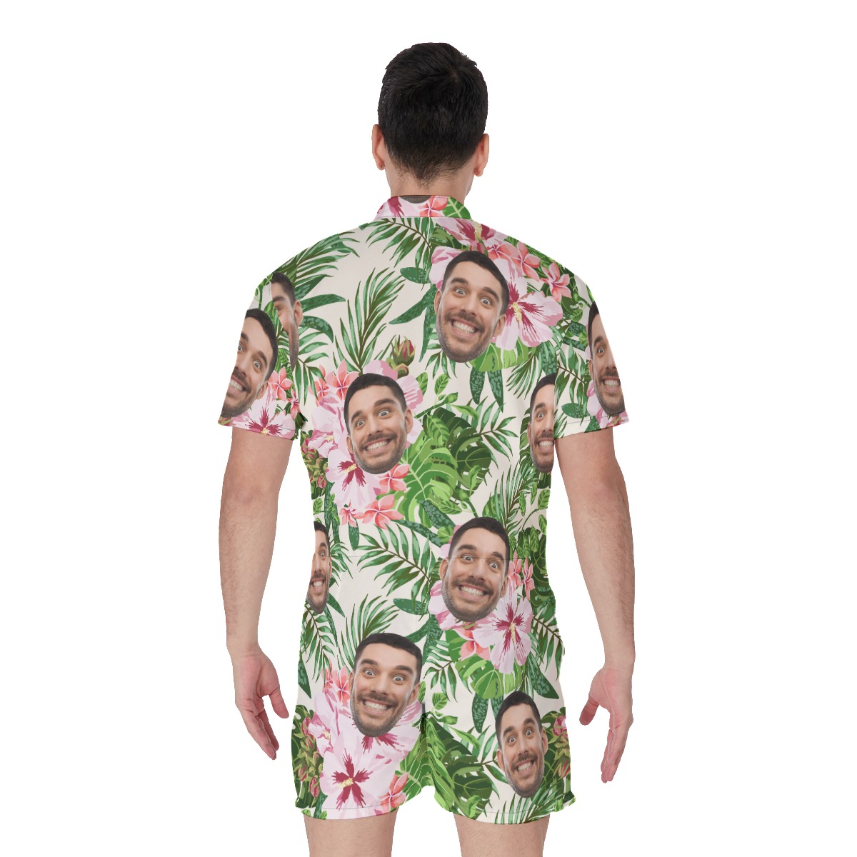 Funny Custom Face Romper For Men