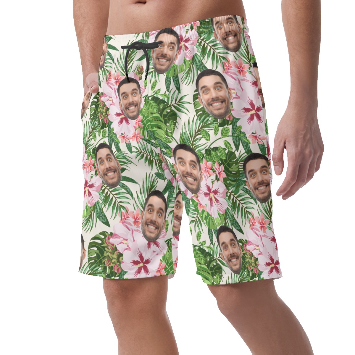 Custom Face Men's Shorts For Summer